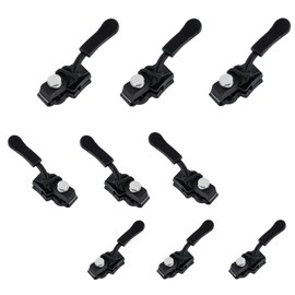 9 Pcs Universal Zipper Repairer,3 Sizes Zipper Repair Kit, Removable Universal Zip Puller Replacement,for Different Sizes of Clothes,Jeans,Backpacks,Wallets,Luggage,Suitcases (Black)