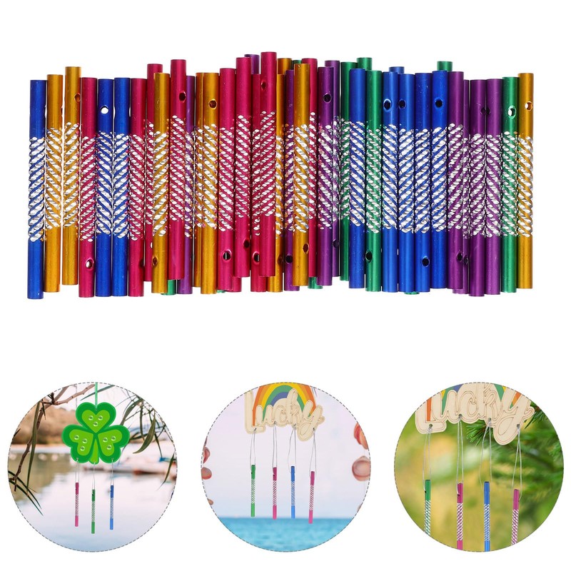 VANZACK Wind Chime Kit, Handmade DIY Wind Chime Parts Set,