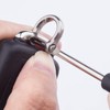 TISUR D-Rings with Screw Shackle, U Shape Key Chains Rings,