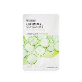 The Face Shop's Cucumber Mask Sheet 20g / 더페이스샵 갈아만든 오이 마스크시트 20g