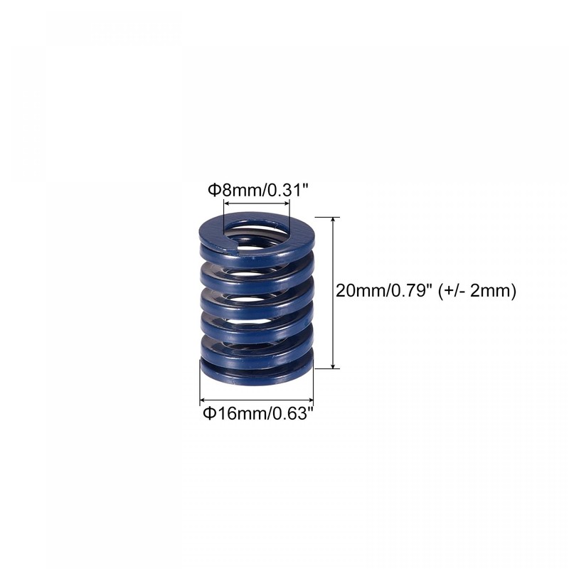 sourcing map Tool Spring Compression Springs 16 mm Outer Diameter