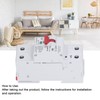 WiFi Circuit Breaker 2P 63A Power Monitor Remote Control Timing