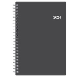 Blue Sky 2024 Weekly and Monthly Planner, January - December, 5" x 8", Flexible Cover, Wirebound, Passages (100010-24)
