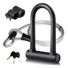 Candado Tipo U Para Bicicleta Seguridad Con 3 Llave 3pcs
