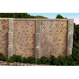 Monroe Models ~ HO Scale ~ Retaining Wall Fieldstone ~ 2 Pcs ~ 107