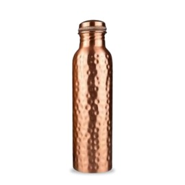 Radha Kishan LLC 34 Oz Extra Large Hammered Copper Water Bottle – Ayurvedic Pure Copper Vessel for Hydration & Health Benefits