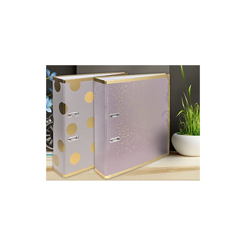 Interdruk Lever Arch File A4 75 mm - Metallic Design