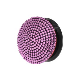 Motoforti Universal Car Start Stop Engine Button Cover, Plastic, Pink Black, 1 Pcs