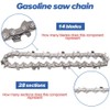Candeon 4 Inch Chainsaw Chain, Pack of 2 Saw Chainsaw