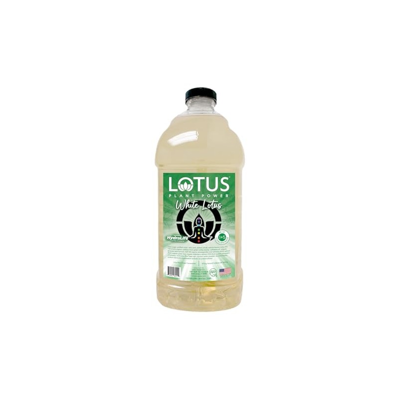 White Lotus Plant Energy Drink Concentrate | Pure Cane Sugar