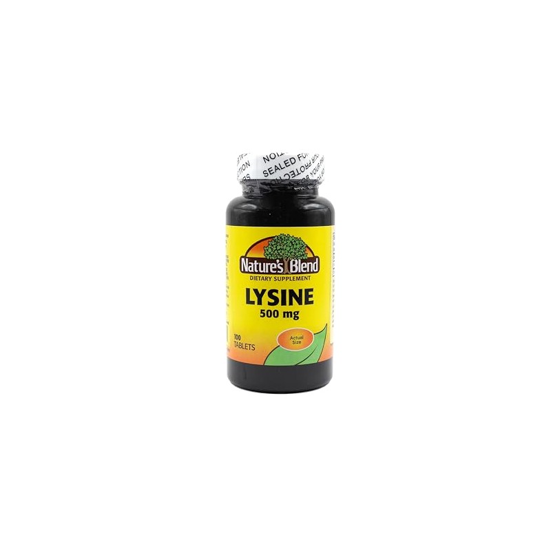 Lysine 500 mg 500 mg 100 Tabs