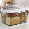 Olimingse Bread Box For Kitchen Countertop, Airtight Bread Storage Container,