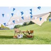 100 Feet Blue & White Pennant Banner Flags String Hanging