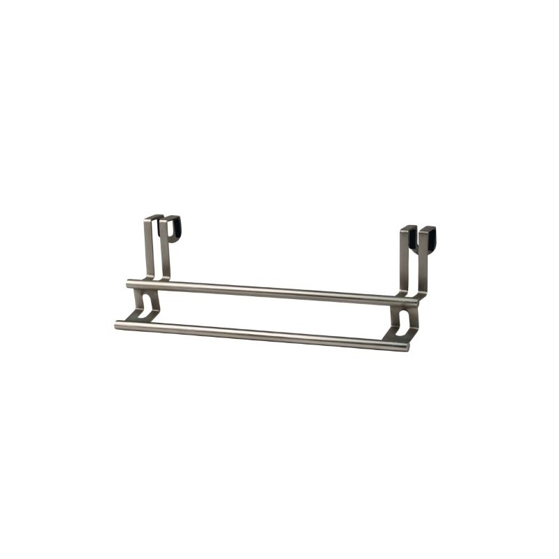 Spectrum Diversified Towel Bar, Over the Cabinet Door, Brushed Nickel