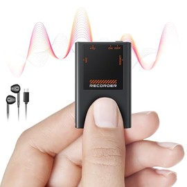 Coptdyy 128GB (9200 Hours Storage) Magnetic Voice Activated Recorder, Recording Device with DSP4.0-AI Noise Cancellation, Voice Recorder Large Capacity, Audio Recorder for Meetings Interviews Lectures