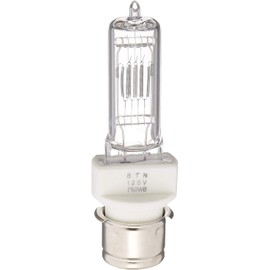 Tawelun BTN P28S/ 750W / T7/ 120V/ CL 750-watt 120-volt Medium Pre-Focus Based Stage and Studio T7 Bulb, A+ Wick,Clear