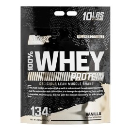 Nutrex 100% WHEY Protein Powder Bulk Size Whey Isolate Blend 128 Servings 10 LB
