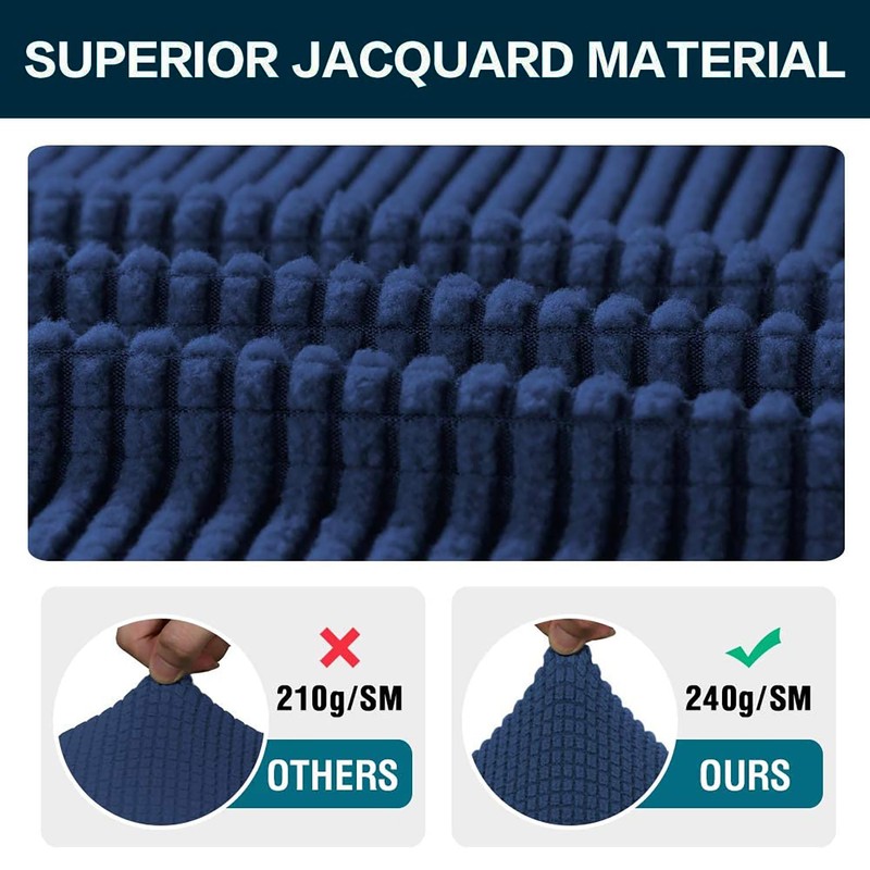 ADPON Stretch Armrest Covers Spandex Arm Covers for Chairs Couch
