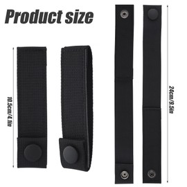 5pcs MOLLE Straps, MOLLE Webbing Straps Practical MOLLE Backpack Straps Nylon Snap Strap MOLLE Attachment Straps Accessories Strap Connectors for MOLLE