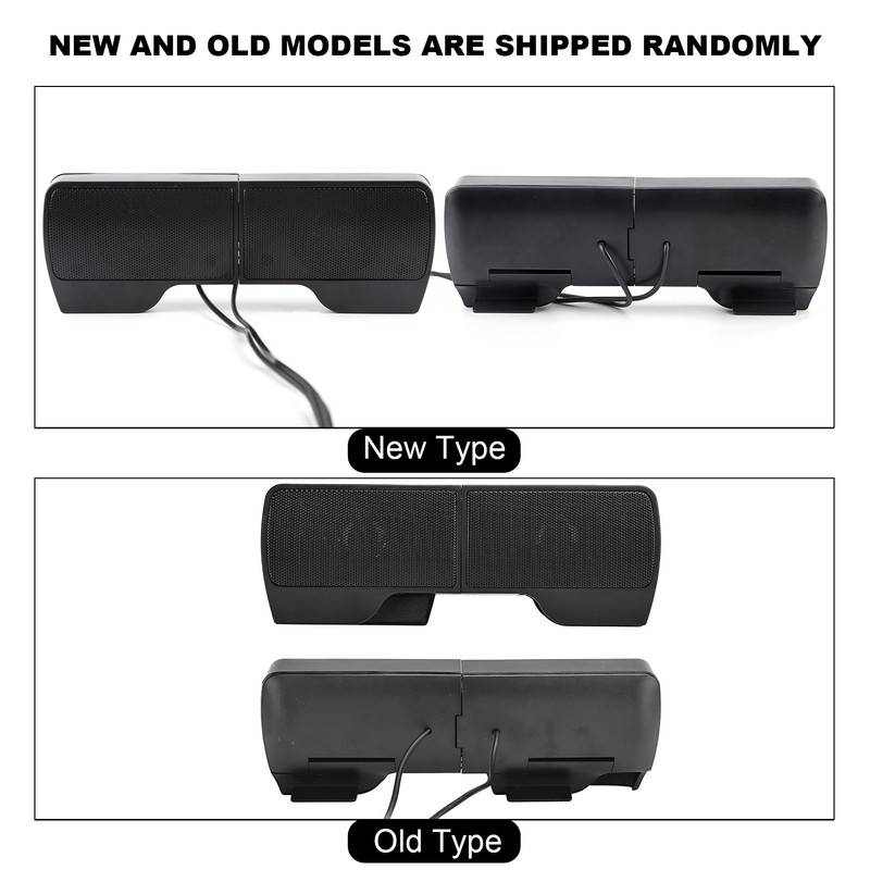 Laptop Soundbar USB Clip Screen Mini Desktop Portable 2.0 Audio