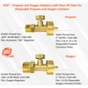 SÜA - Propane Adaptor with Valve - CGA-600 (1 Lb
