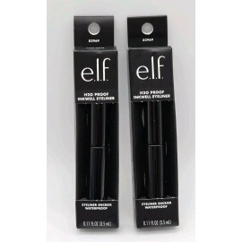 e.l.f. 2x elf H20 Proof Inkwell Eyeliner Pen Intense Pigment Waterproof Liquid LongLast