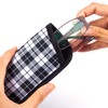 3 Pack Glasses Pouch Slim - Soft Eyeglasses Bag Spectacles