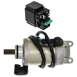NICHE Starter Motor Solenoid Kit For Kawasaki Ninja ZX6R ZX6RR ZX636 ZX600 21163-0006 27010-0786 Motorcycle