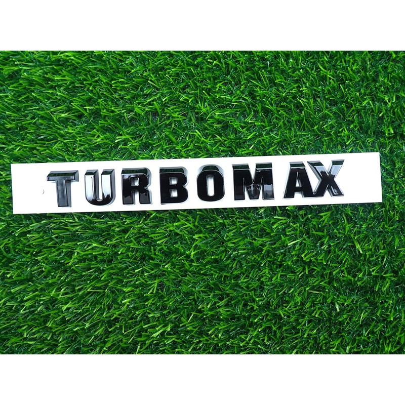 1PC 2024-2025 Turbomax Emblems 3D Badge Nameplate Hood Letters Logo