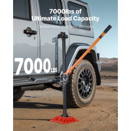 VEVOR 48" Off Road Farm Jack Hoist with Base 7000 Lbs High Lift Tractor Vehicle