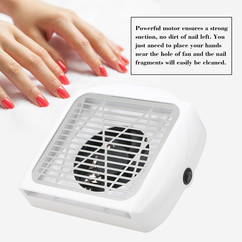 80W Nail Dust Collector Nail Machine Vacuum Cleaner Nail Filter
