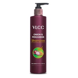 VLCC Champú de Cebolla y Fenogreco - Champú para Mujeres con Aceite de Semilla Negra - Cuidado Capilar para Cabello y Cuero Cabelludo - 300 ml