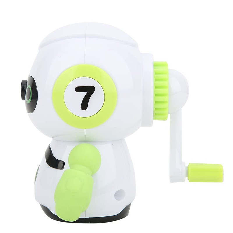 Pencil Sharpener Stationery ABS Planer Robot Hand Crank Robot Shape