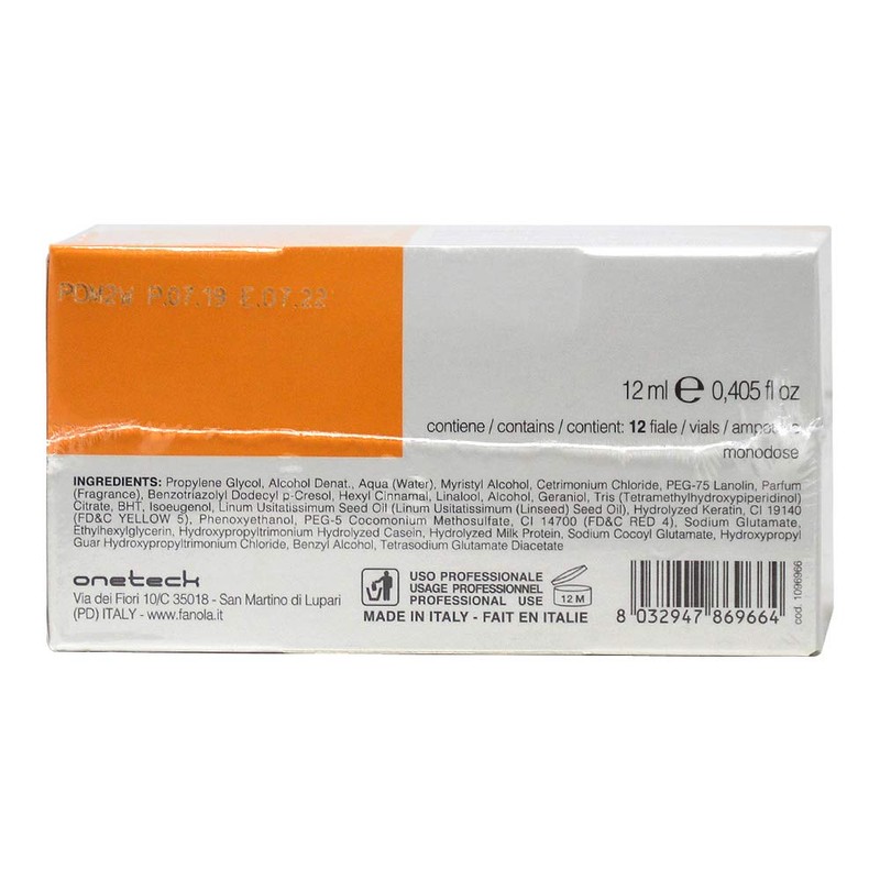 Fanola Nutri Care Ampouki 12 x 12 ml