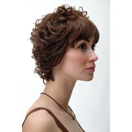 Wig Me Up DHL149214 8 – Wig Short and refined Romance Curly Women's Wig – Brown Pony