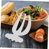 Mobestech 2Pcs Reusable Salad Claws Comfortable Grip Mixing Forks for
