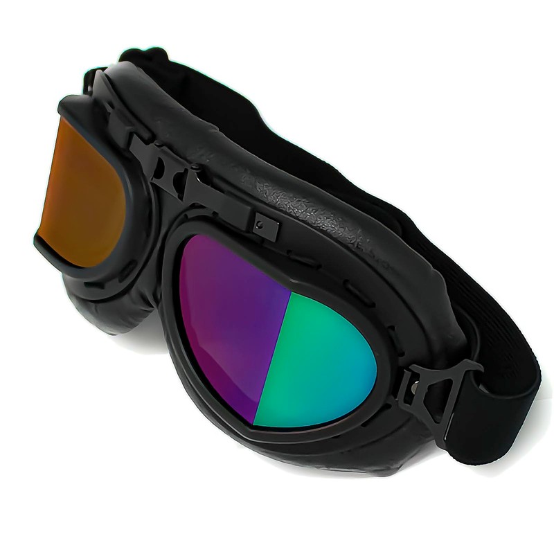 1Storm Motorcycle Half Face Helmet Mopeds Scooter Pilot with Retractable
