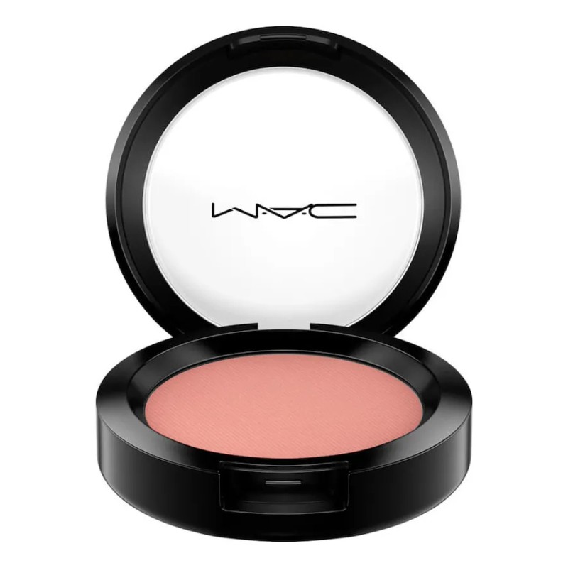 Rubor MAC Powder Blush Tono Melba Durazno Suave Mate Profesional