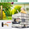 IBC Tote Adapter 3/4in Brass Tote Fitting Coarse Thread 275‑330