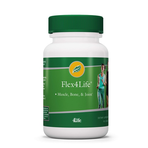 4Life Flex 4Life - Flexibility and Mobility - Joint Health Formula with Turmeric, Hyaluronic Acid, and Avocado - 90 Capsules