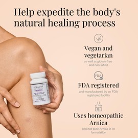 Skinuva® Bruise - Supplement for Bruising and Swelling - A Homeopathic Bruise Remedy Formulated with Arnica, Bromelain & Zinc - 14 Capsules (7-Day Treatment)