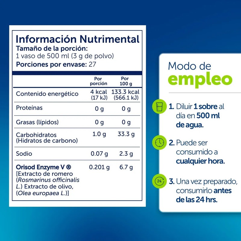 Belage Sanki Antioxidante Caja C27 Sobres Sabor Lima Limón