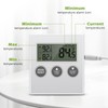 KeeKit Refrigerator Thermometer, 2 Pack Digital Freezer Thermometer, Upgraded Fridge