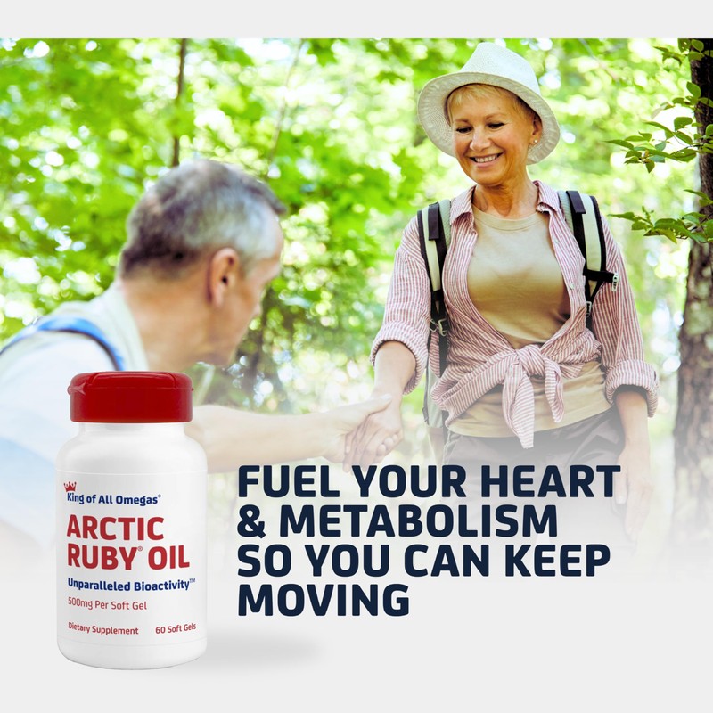 Arctic Ruby Oil 1000mg Omega 3 Supplement with EPA DHA