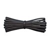 Fabmania Black 3mm Round Waxed Cotton Shoelaces - 110cm