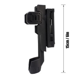 ROCOTACTICAL Expandable Baton Holder, 360 Degrees Rotation Expandable Baton Holster for 21 to 26 inches Telescopic Baton, Tactical Swivelling Baton Pouch