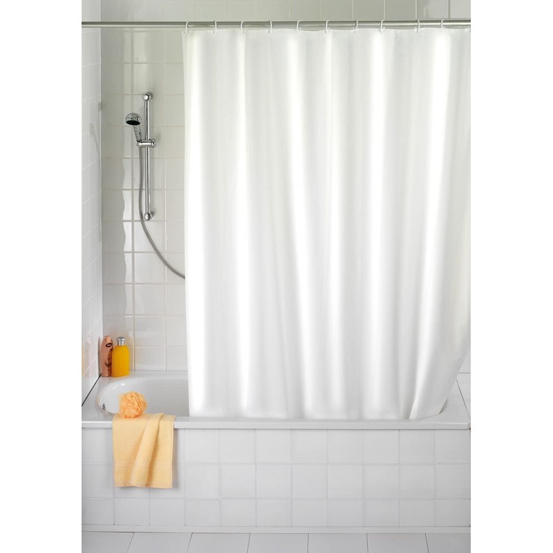 Wenko Shower Curtain 120x200 white, PEVA