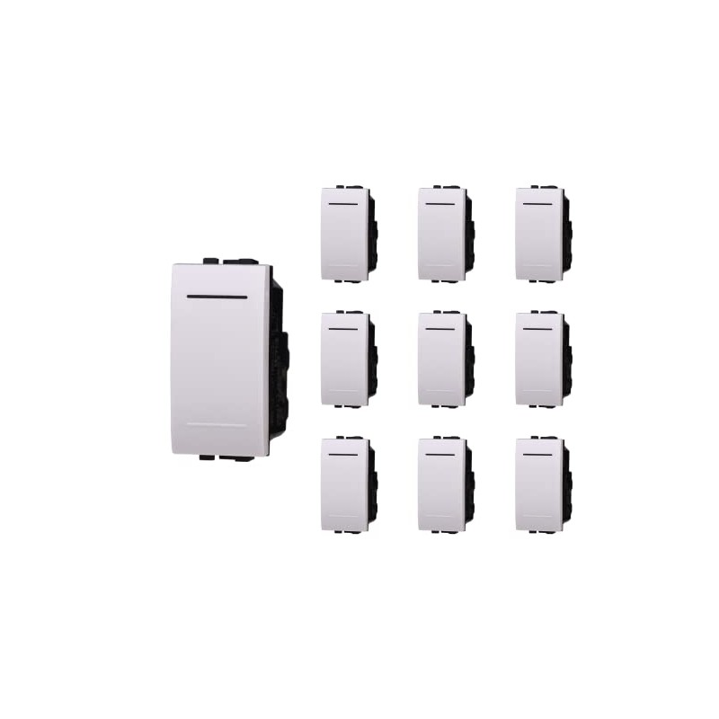 Fruit Series Sockets Inverter Compatible with Bticino Living Light White