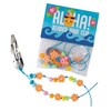 Fun Express 6" Luau Beaded Snap in Hair Clip Craft