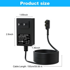 12.6V Charger for Aiper Cordless Pool Cleaner Compatible with Aiper Scuba SE 10.8V Li-ion Battery Automatic Pool Cleaner Power Adapter Cord